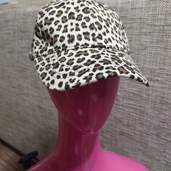 New Leopard Prints Ladies Baseball Cap/ Hat One Size 100% Cotton London Kaye - Picture 3 of 8
